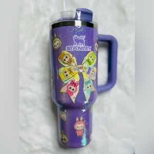 Stanley Custom Purple Little MonsterTumbler 40 oz NWOT